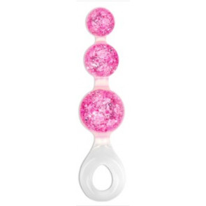 Cuneo Anale - Crystal Trio Butt Plug Medium Pink