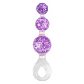 Cuneo Anale - Crystal Trio Butt Plug Medium Purple