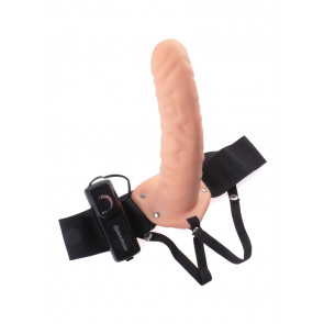 Cintura Fallica Vibrante - 8' Vibrating Hollow Strap-On Skin