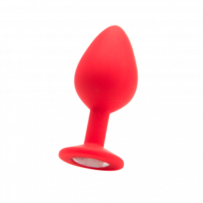 Cuneo Anale - Large Diamond Butt Plug - Red