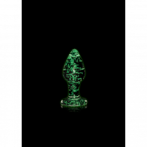 Cuneo Anale Fosforescente - Glass Butt Plug