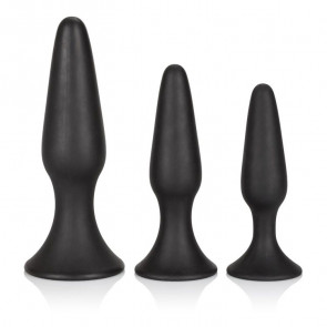 Kit Cunei Anali - Silicone Anal Trainer Kit Black