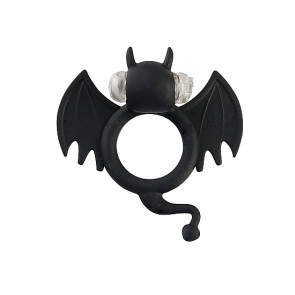 Anello Fallico Vibrante - BadBat - Black