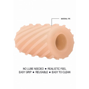 Masturbatore - Self Lubrication Pocket Masturbator - Flesh