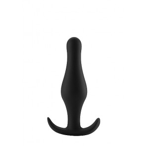 Cuneo Anale - Butt Plug with Handle - Small - Black