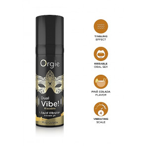 Gel Eccitante  - Dual Vibe! Liquid Vibrator - Pinã Colada