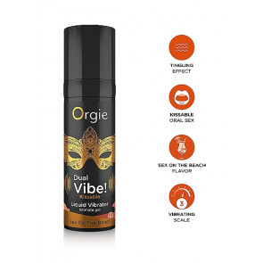 Gel Eccitante  - Dual Vibe! Liquid Vibrator - Sex Beach