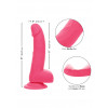 Fallo Realistico - Silicone Studs 6' Pink
