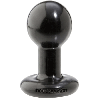Cuneo Anale - Round Butt Plug Small Black