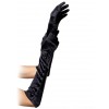 Guanti - Satin Gloves With Snap Button OS