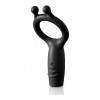 Anello Vibrante - Vibrating Silicone Super C-Ring - Black