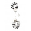 Manette - Furry Handcuffs - Zebre