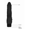 Vibratore Realistico - 8 Inch Fat Realistic Dildo Vibe - Black