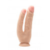 Fallo Doppio - Realistic Double Cock - 10 Inch - Skin