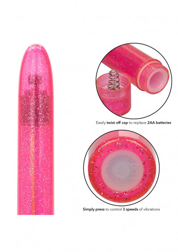 Vibrator - Sparkle Slim Vibe Pink
