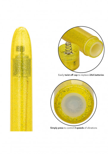 Vibrator - Sparkle Slim Vibe Yellow