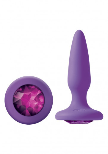 Anal Plug - Pink Gem Purple