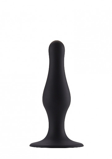 Butt Plug with Suction Cup - Medium - Black