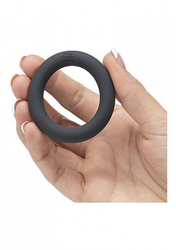 Cock Rings - A Perfect O Silicone Cock Ring - Black