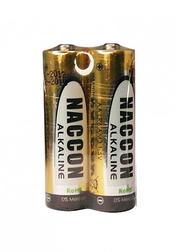 2 Battery AA - Naccon Alkaline LR6 Battery AA - 2 pack