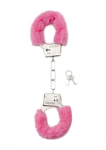 Handcuffs - Furry Handcuffs - Pink
