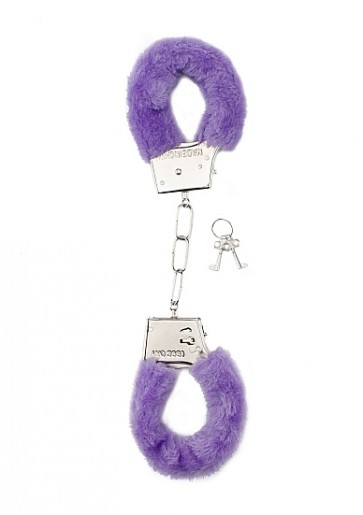 Handcuffs  - Furry Handcuffs - Purple
