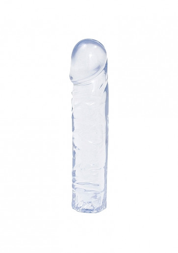 Dong - Crystal Jellies 8" Classic Dong - Transparent