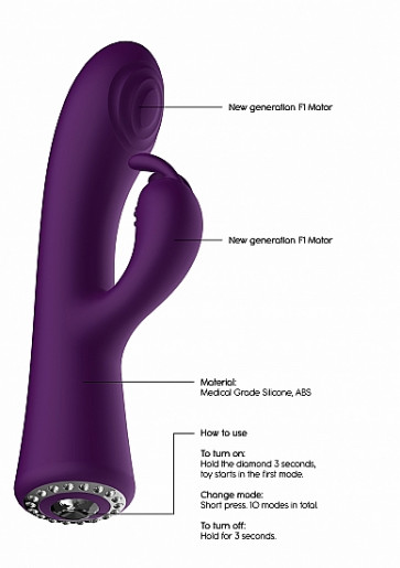 Rabbit Vibrator - Rabbit - Lux - Purple