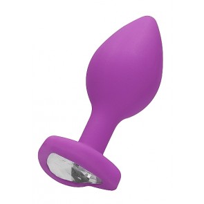 Butt Plug - Diamond Heart Butt Plug - Regular - Purple