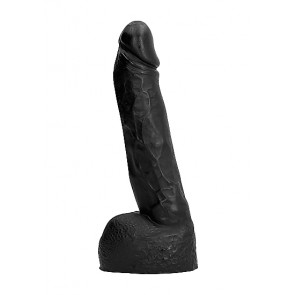 Realistic Dildo - All Black 22 cm